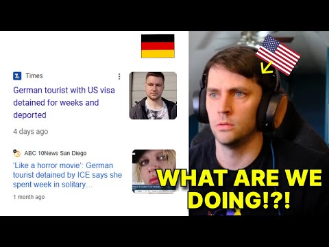 American reacts to Germans being DETAINED in America