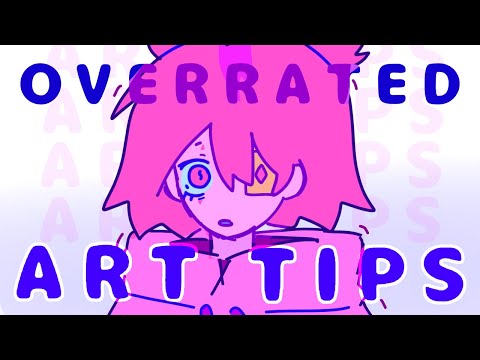 THESE ART TIPS ACTUALLY MAKE YOU WORSE! || Art Tips