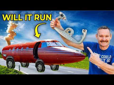 Rebuilding Elvis Presley's Private Jet To Drive On The Road Pt5