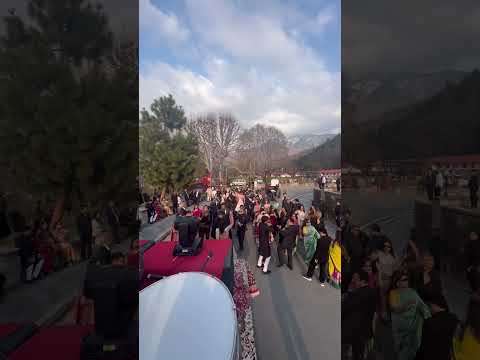 Baraat On Wheels In Srinagar | Wedding DJ | Kashmir | 2024 | #sangeetnight #partydestination #dhol