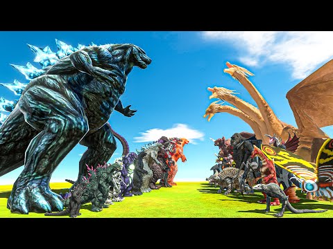 EVOLUTION of GODZILLA MONSTERS Size Comparison War - ARBS