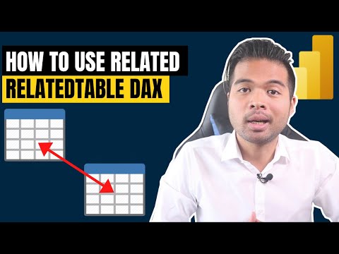 How to use RELATED / RELATEDTABLE DAX functions in Power BI // Beginners Guide to Power BI in 2021