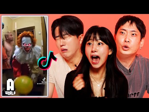 Koreans React To "The SCARIEST TikToks On The Internet"..!
