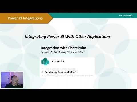 Power BI Integrations - Combining Files in a SharePoint Folder