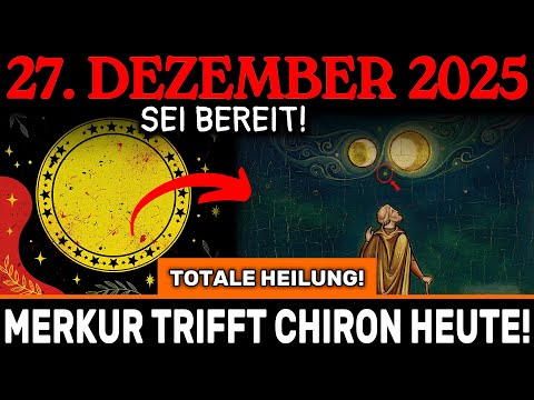 ACHTUNG! MERKUR TRIFFT CHIRON HEUTE! 27. Dezember – HEILUNG auf ALLEN Ebenen wird AKTIVIERT!