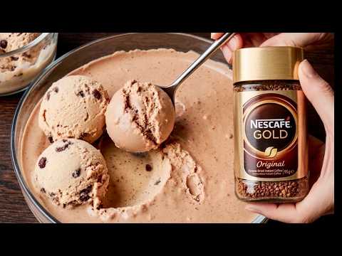 I wanted to drink coffee, but I made the best ice cream!  This HOMEMADE ice cream will surprise ever