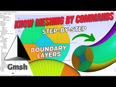 ✅Mesh Generation Tutorial: Converting 2D Mesh to 3D Elbow in Gmsh
