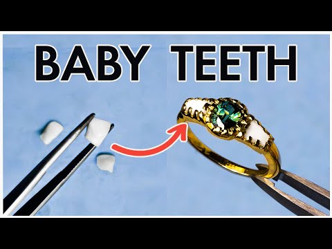 Turning BABY TEETH into a MOTHERS RING!