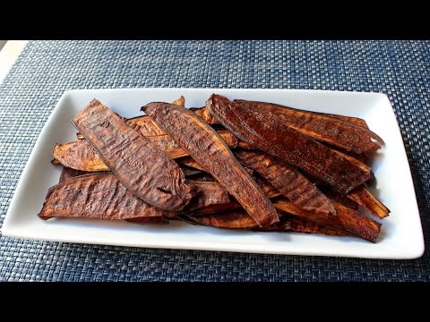 Eggplant "Bacon" - Crispy Bacon-Spiced Eggplant Chips
