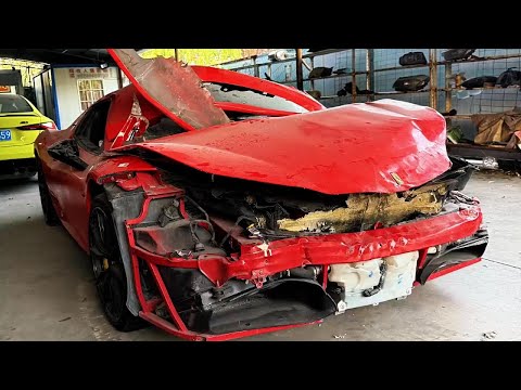 $41,275  Restauración completa del Ferrari 458 descapotable - Restauración del Ferrari descapotable