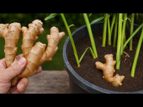 🟡 How to Grow Ginger in a Pot from Planting to Harvest
