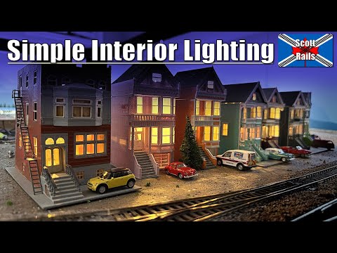 Simple Budget Friendly Lighting For Model Building Interiors