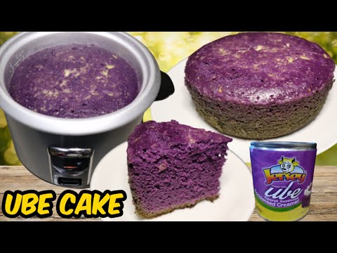 Rice Cooker Ube Cake || Super Easy and Yummy!!!