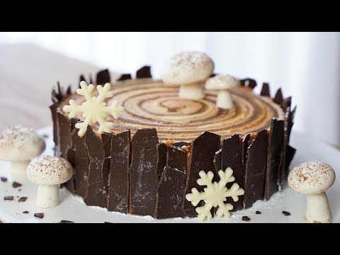 Looking for a special Christmas cake? Make This Log Cake. / Mushroom Cookies / Coffee Caramel Cake