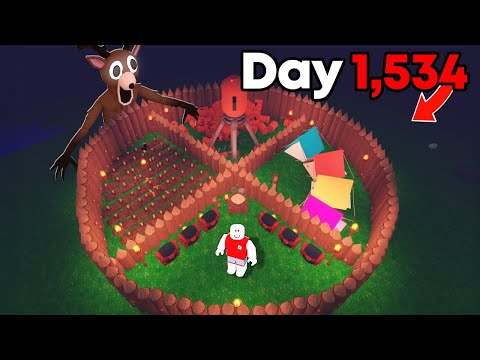 I Built the SAFEST AFK Base in 99 Nights in the Forest!