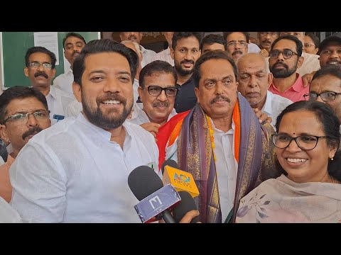 കോട്ടയിൽ രാധാകൃഷ്ണനെ കാണാൻ ഓടിയെത്തി ഷാഫി പറമ്പിൽ; ജനം ഞങ്ങൾക്കൊപ്പമെന്ന് പ്രതികരണം