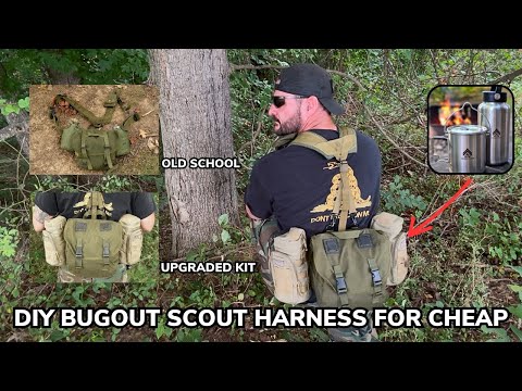 Build a Modern DIY Bug Out Scout Harness for The Common Man.