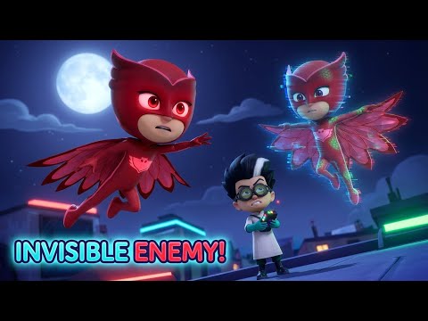 Invisible Enemy! 😲 Glitchy Clone's Camouflage Power!  PJ Masks Power Heroes Full Episode
