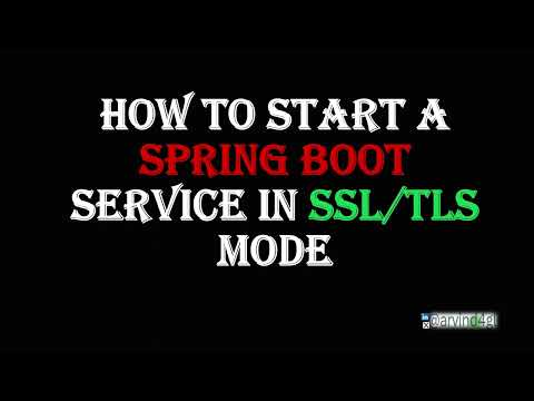 Securing Spring Boot Applications With SSL #ssl #springboot #microservices #codefarm