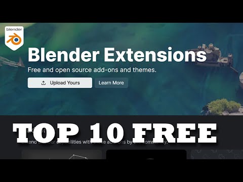 Top 10 FREE Blender Add-ons You Need in 2025 (+3 Bonus Must-Haves)
