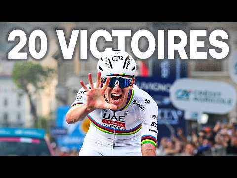 TADEJ POGACAR : 20 victoires et une année 2025 ÉPIQUE !