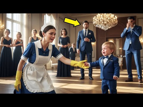 EL BEBÉ DEL MILLONARIO LLORÓ AL VER A LA EMPLEADA POBRE! SUS PRIMERAS PALABRAS DESTROZARON A TODOS