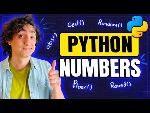 Python Numbers Mastery | Math Functions, Round & Random | #Python Course 9