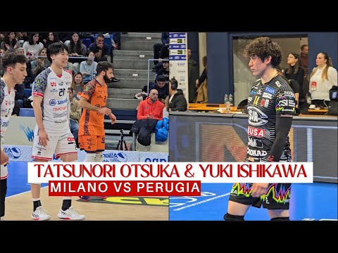 Yuki Ishikawa & Tatsunori Otsuka in Milano! | Milano vs Sir Perugia | AMAZING Post-Match Moments!