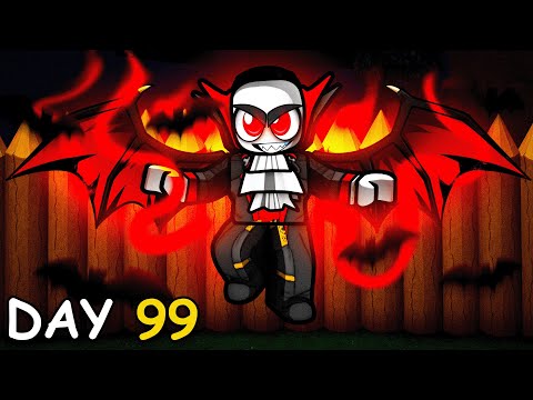 I Survived as the VAMPIRE in 99 Nights in the Forest!