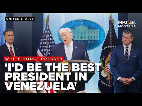 Trump says he could learn Spanish quickly, be best president for Venezuela while discussing Iran oi