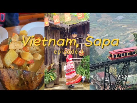 사파여행 4박5일 ep.1) 하노이공항에서 슬리핑버스타고 사파들어가기. 깟깟마을. 코코넛커리.vn.sapa.