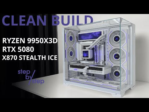 САМЫЙ КРАСИВЫЙ БЕЛЫЙ ПК 2025! RYZEN 9950X3D/RTX 5080 THE MOST BEAUTIFUL WHITE PC / LIAN LI BUILD