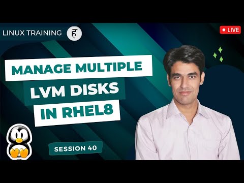 Session-40 | Manage Multiple LVM Disks using Striping I/O in RHEL 8 | Nehra Classes