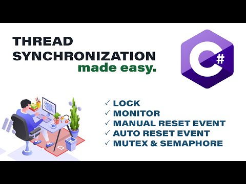 Thread Synchronization in C# .Net made easy! | Lock | Monitor | Mutex | Semaphore | Codelligent