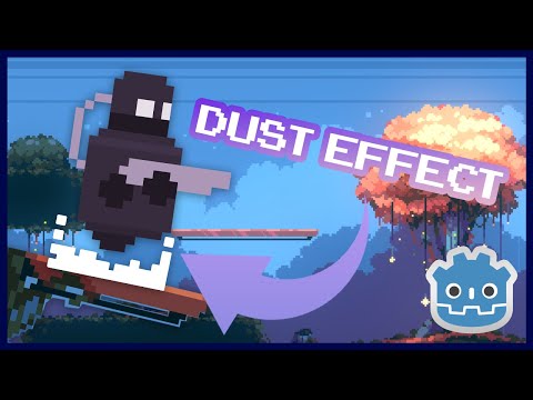 How to make a landing dust particle in Godot 4 in 3 minutes