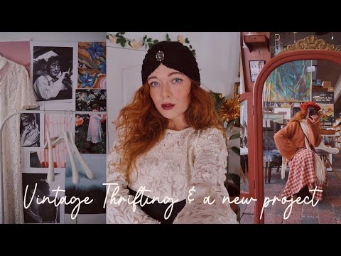 Vintage Shopping & Starting a New Project | Halloween Week