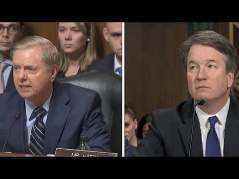 Sen. Lindsey Graham tells Kavanaugh: "This is the most unethical sham"