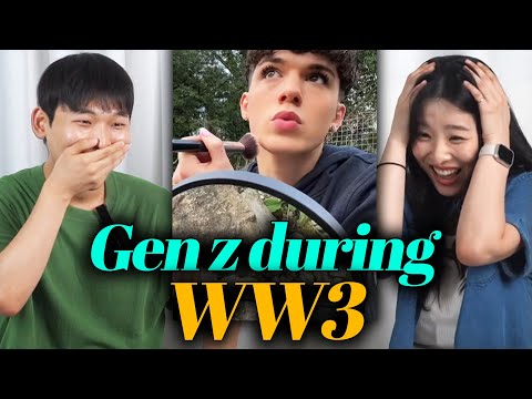 Koreans Watch The Most Famous WW3 Genz Tiktok | Rot in bed