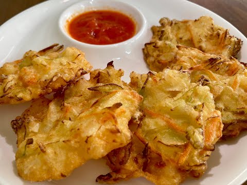 香脆包菜饼 Crispy Vegetable Fritters