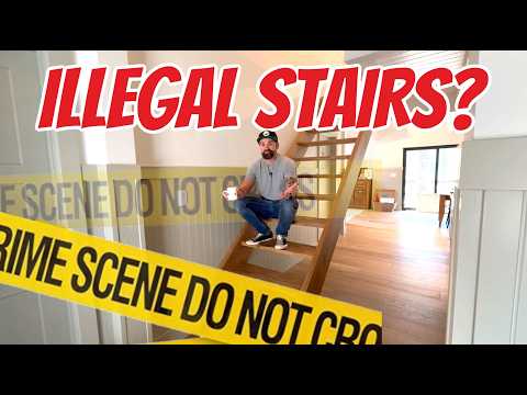 They Called My Build Illegal - Here's What Happened || Building the cabin Stairs