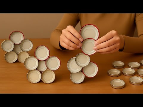 Don't Throw Away Jar Lids! I MADE 30 OF THEM A DAY AND SOLD THEM ALL! Genius DIY Idea