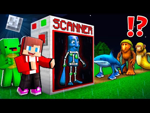 JJ and Mikey Created X-RAY SCANNER To Find BRAINROT ITALIAN ANIMAL Secrets ! - Minecraft Maizen