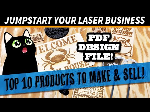 Laser Experts Reveal the 10 Best Selling Products to Jumpstart Your Business - Design File Available