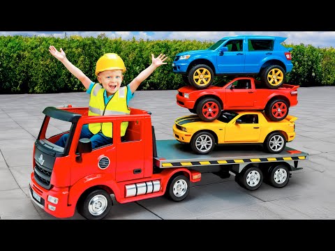 Oliver lái xe tải kéo | Truyện xe cộ vui nhộn cho bé