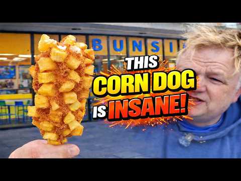 THIS CORNDOG IS INSANE!  Korean Street Food in Manchester