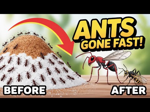 How to Get Rid of Little Black Ants using a DIY Ant Killer Solution (Kills Wasps too)