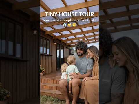 Family of 4 Lived in a Van… So Dad Built Them a Tiny Home Before Winter ❄️❤️