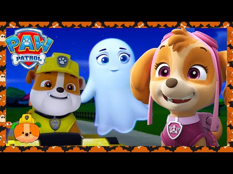 The Pups Meet a Lonely Ghost! 👻 - PAW Patrol Halloween Special - Cartoons for Kids