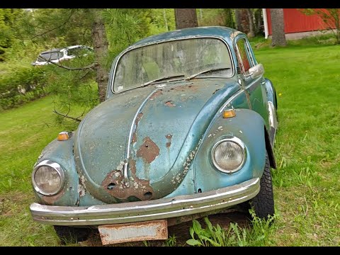 Starting Vw Beetle after 25 Years + Test drive