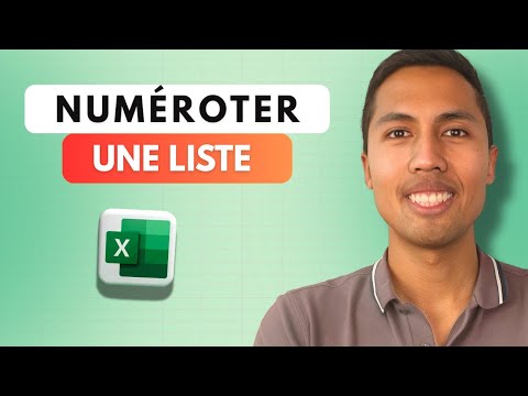 NUMÉROTER UNE LISTE EXCEL EN 4 MÉTHODES